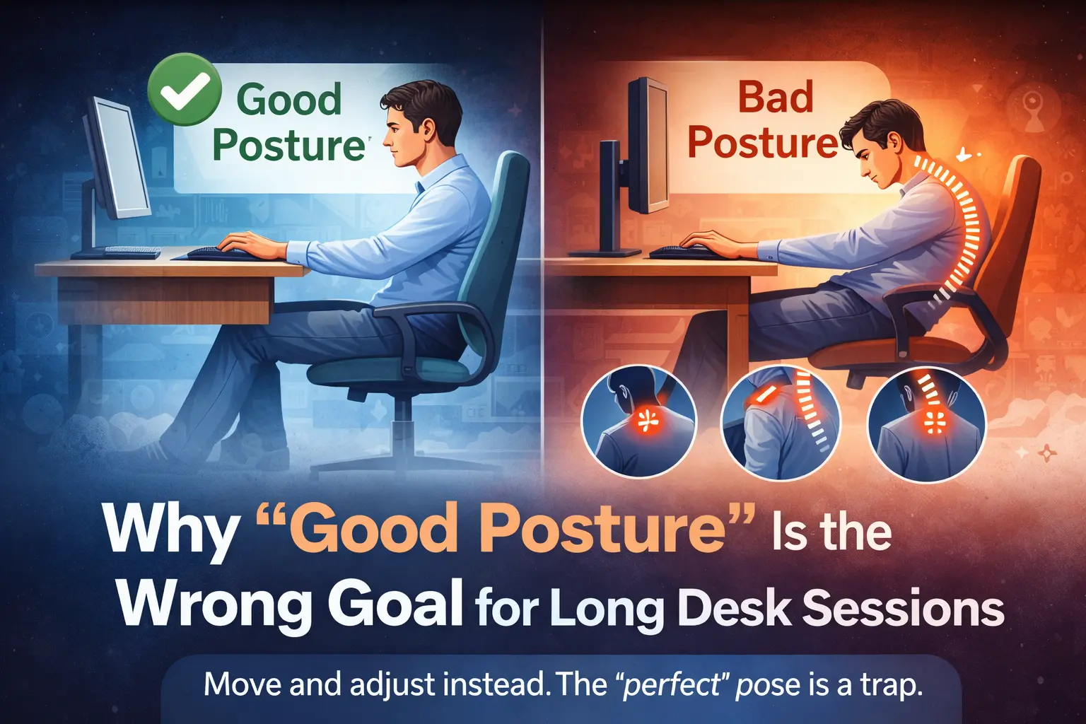 Why “Good Posture” Is the Wrong Goal for Long Desk Sessions